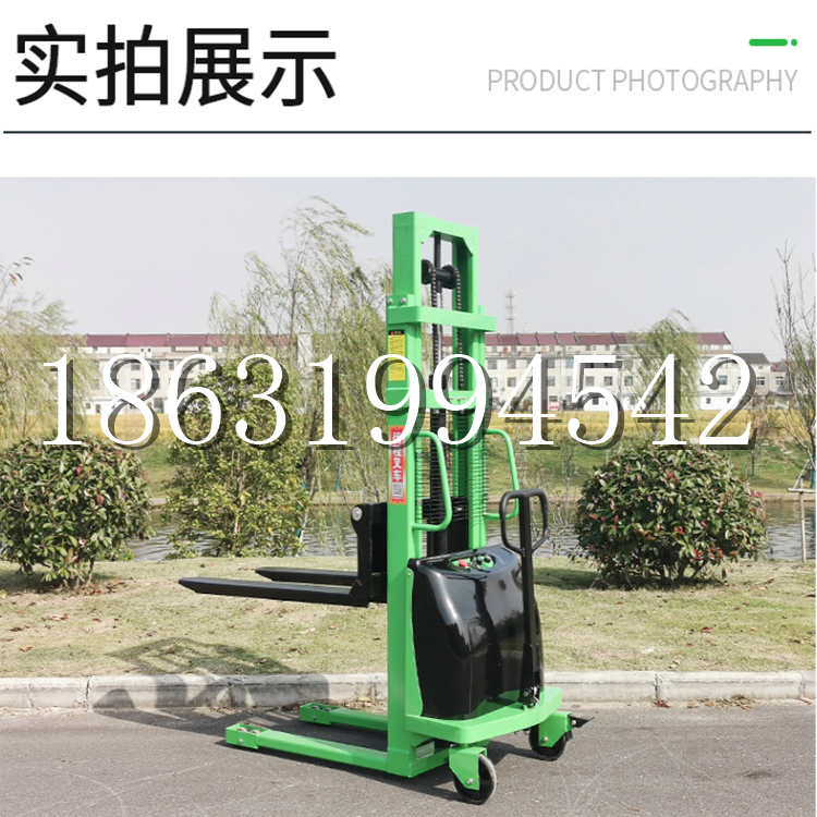 大埔乡电动叉车堆高车液压铲车电瓶1吨2吨站驾步行式小型全自动叉车